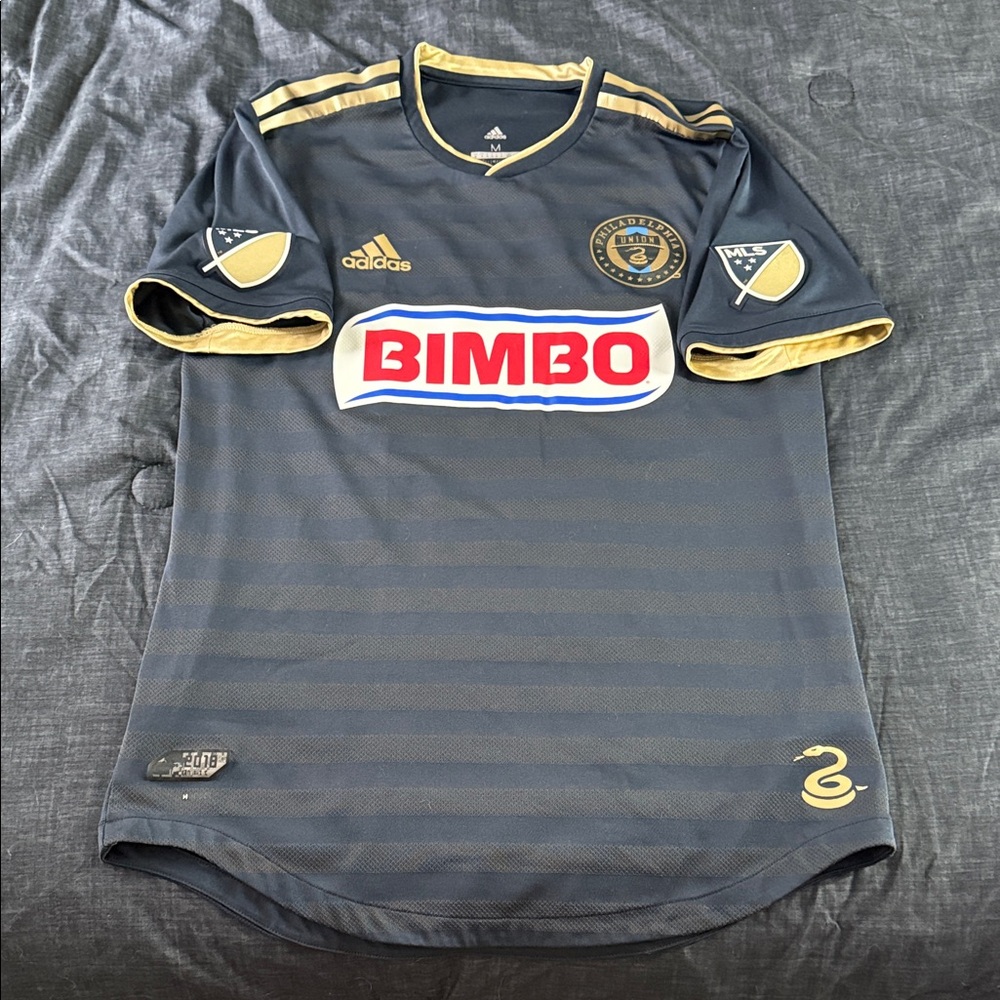 Philadelphia Union 2018 MLS Home Adidas Player Edition Jersey